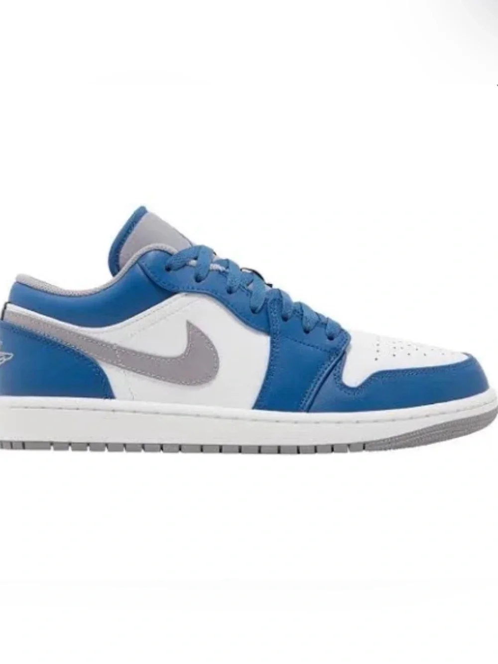 Jordan 1 True Blue cement low
